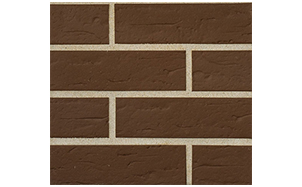 Клинкерная фасадная плитка ABC Objekta Braun рельефная NF10, 240*71*10 мм